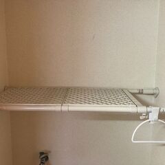 ハンガー　収納かご　突っ張り棚の画像