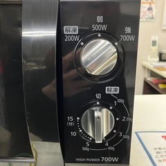 ☆値下げ☆ロ 2503-044 アイリスオーヤマ 電子レンジ PMB-F185-6-B 2019年製 通電確認済み キズ 汚れあり　の画像