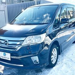 全国自社ローン＃ＭＹＮＥＯオートローン　日産 セレナ2.0 ハイウェイスター Vセレクション+Safety 4WD 自社ローン　リース　自社分割　函館在庫の画像