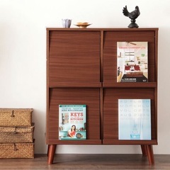  お洒落　インテリア　雑誌　レコードラックの画像