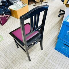 レトロ トムソン椅子 ピアノ椅子 昇降/8Jの画像