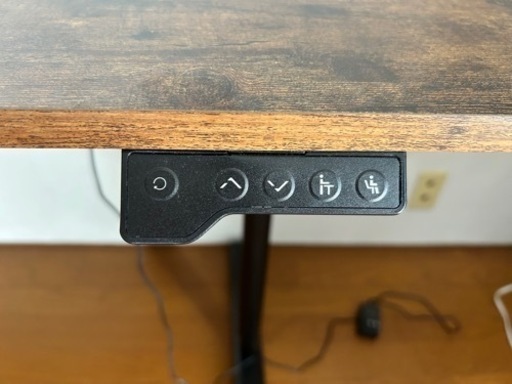 【不具合無し】電動式昇降 PCデスク パソコンデスク 机 