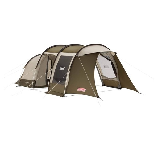 【美品】Coleman 2ルームドームテント オリーブサンド
