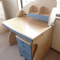 机　ブルー　コンセント付きの画像