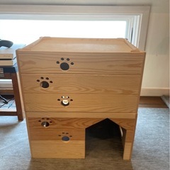 世界に一つだけ！手作り　ねこねこハウス