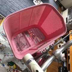 美品　24インチ子供用自転車　　桃色の画像
