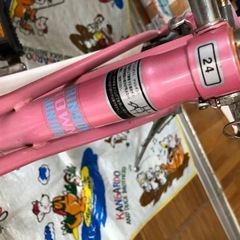 美品　24インチ子供用自転車　　桃色の画像