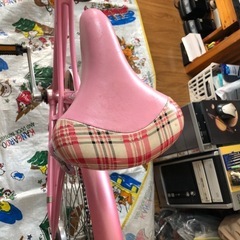 美品　24インチ子供用自転車　　桃色の画像