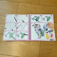 STYLE Model Kitty ぬり絵　シール　ねこ　cat Stickerの画像