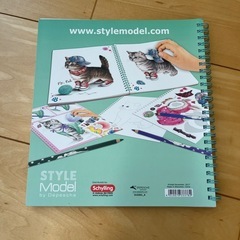 STYLE Model Kitty ぬり絵　シール　ねこ　cat Stickerの画像