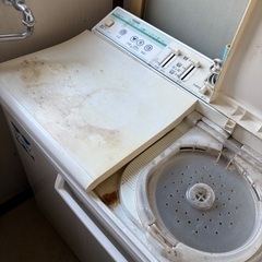 二層式洗濯機譲ります【苫小牧】の画像