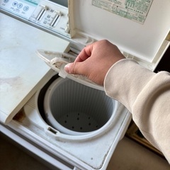 二層式洗濯機譲ります【苫小牧】の画像