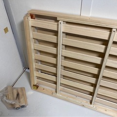 セミダブルすのこフレーム五ヶ月使用の画像