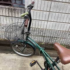 折りたたみ自転車です。決まりました