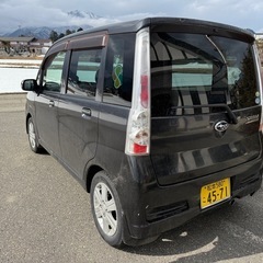 スバル、ステラcustom、4WD 、ブラック、車検ありの画像