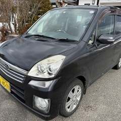 スバル、ステラcustom、4WD 、ブラック、車検ありの画像