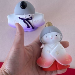 陶器のひな人形の画像