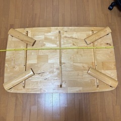 ダイニングテーブル【折り畳み可能】の画像