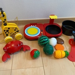 BRIO 木製プルトイ、ベネッセ　しまじろうおままごとセット