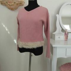 ♡MISCH  MASCH♡ラビットファーと袖のビジューが可愛い...