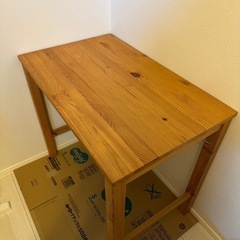 無印良品★折り畳み天然木テーブル