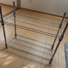 スチールラック　2段