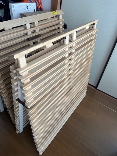 みやび格子すのこベッド AIR RAISE \nエアライズ　2台