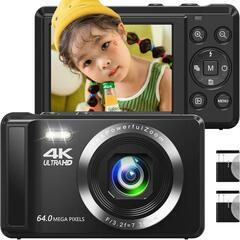 ✨新品✨デジカメ 4K 6400万画素 30FPS デジタルカメ...