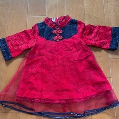 美品 チャイナドレス 女の子70-90サイズ 