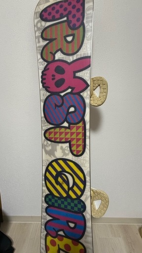 スノボ6点セット 板/ビンディング/靴/ケース/サビ取り/ワックス付き BURTON TRUSTGIRLS kissmark