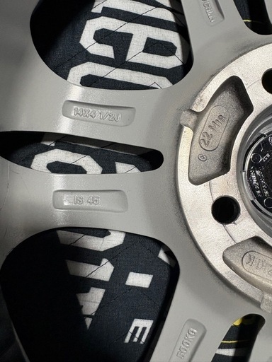 「商談中」㉑155/65R14 新品ブリヂストンタイヤと中古ホイールとナット付