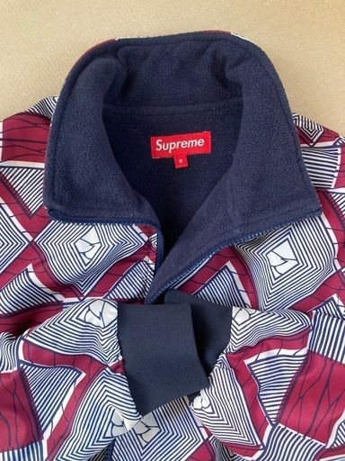 【希少品】SUPREME シュプリーム　ジャケット　フリース　総柄　ボックスロゴ S 