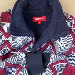 【希少品】SUPREME シュプリーム　ジャケット　フリース　総柄　ボックスロゴ S の画像