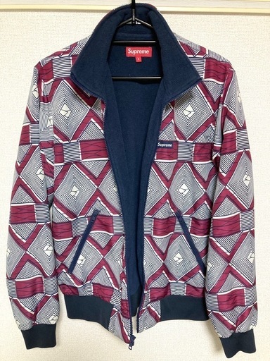 【希少品】SUPREME シュプリーム　ジャケット　フリース　総柄　ボックスロゴ S 