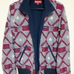 【希少品】SUPREME シュプリーム　ジャケット　フリース　総柄　ボックスロゴ S の画像
