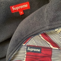【希少品】SUPREME シュプリーム　ジャケット　フリース　総柄　ボックスロゴ S の画像