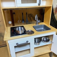 　IKEA  　木製　ままごとキッチン