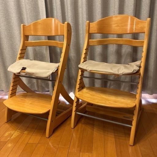 交渉中　大和屋　すくすくチェア　二脚セット