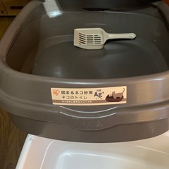 ペットトイレと猫砂セット　無料の画像