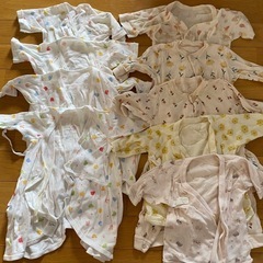ロンパース　ミキハウス　女の子　ベビー肌着　肌着の画像