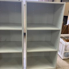 【中古品】3段ボックス　カラーボックス　同型2個セット　高さ880横幅420奥行き300の画像