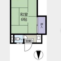 田無駅徒歩15分　風呂無しワンルーム　5.6月フリーレント - 賃貸（マンション/一戸建て）