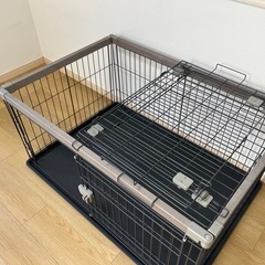 ペット　ケージ　サークル　屋根付きですの画像