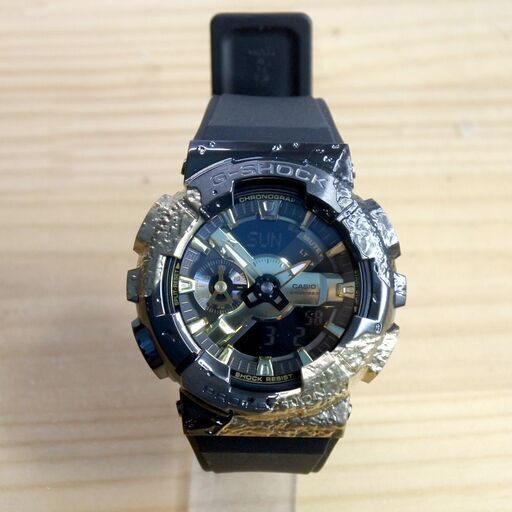 ［最終］［新品未使用］CASIO G-SHOCK GM-114GEM-1A9JR ブラック/ゴールド アナログ/デジタル 40周年記念