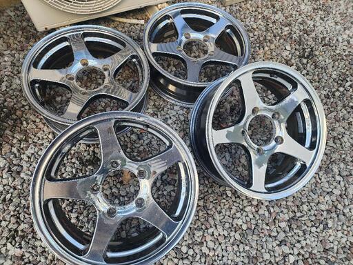 ジムニー　16インチ　メッキホイール