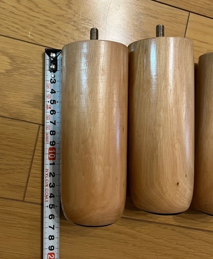 木製ベッド脚　計18個あり　２色あり（6個+12個）