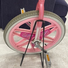 一輪車　無料　ピンクの画像