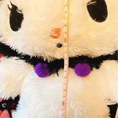 マイメロディー　クロミのぬいぐるみの画像