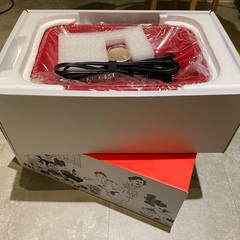 BRUNO ホットプレート 赤 グリル・たこ焼きプレート付き 箱付きの画像
