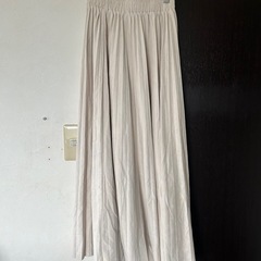 アイボリー プリーツスカート Fサイズ